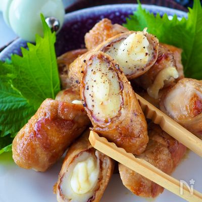 【とろ〜りチーズ】照りてり！とろ〜りチーズちくわの肉巻き