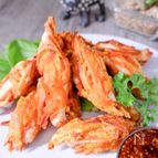 ＼おかず？オヤツ？つまみ？／かぼちゃ衣の鶏むね揚げ