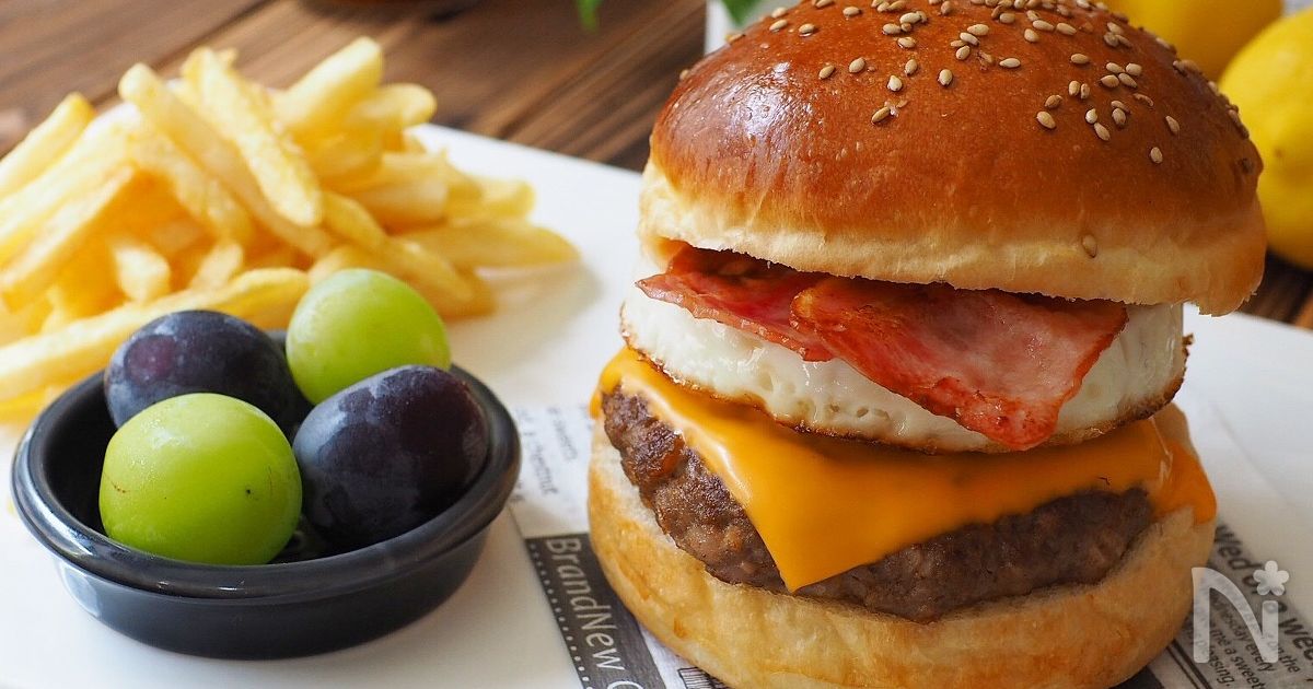 ママック 月見バーガー ふっくら目玉焼きの秘密はアレ By きゃらきゃら レシピサイト Nadia ナディア プロの料理家のおいしい レシピ