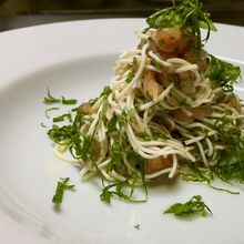 これから流行る?豆腐麺!
明太子と大葉の豆腐麺冷製パスタ