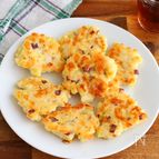 二歳児爆食べ！【カリもち♪さつまいもと米粉のチーズおやき】