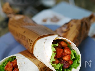 チリビーンズのラップサンド By Shiho レシピサイト Nadia ナディア プロの料理家のおいしいレシピ