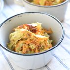 レンジで簡単！人参とキャベツのカレー風味ツナマヨサラダ
