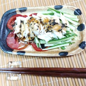 M＊Pの作ってみた!投稿(鶏ささみで作る【レンチン棒棒鶏】)