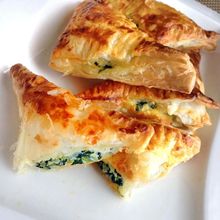 ほうれん草とカッテージチーズのパイ