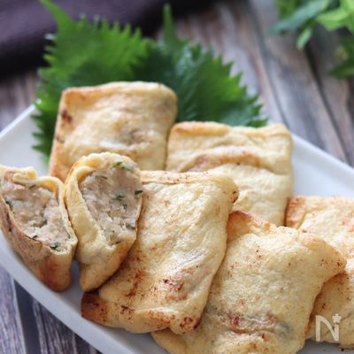 火を使わない美味しい節約レシピ♡油揚げのツナじゃがコロッケ風