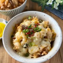 おかわり必至！チーズとろける♡︎韓国風スタミナ混ぜご飯