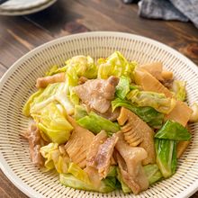 【サッと簡単♪旨おかず】筍と春キャベツの豚バラオイスター炒め
