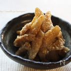 ぽりぽり牛蒡のすり胡麻辛味噌漬け