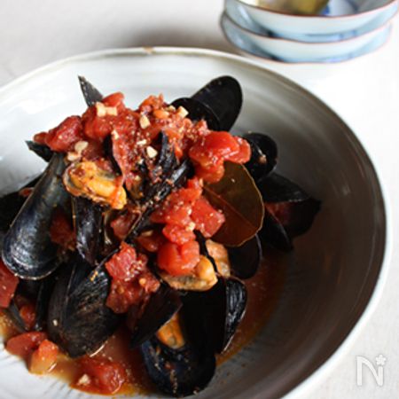 ムール貝のトマトソース蒸し レシピ