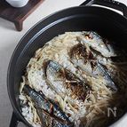 秋の味覚、秋刀魚と生姜の香りごはん♪