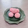 ユウカの作ってみた!投稿(さくほろ♪いちごの米粉スノーボール)