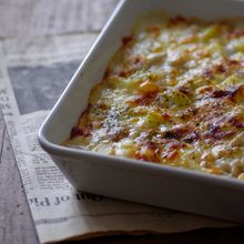 じゃがいもと豆のとろとろチーズグラタン☆