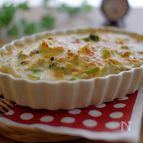 里芋の野菜たっぷり豆乳グラタン☆