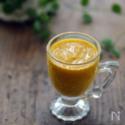 かぼちゃと人参の冷製スープ☆