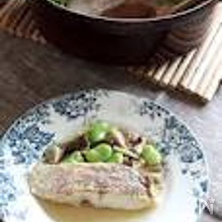 真鯛と空豆の生姜酒蒸し By 星野奈々子 レシピサイト Nadia ナディア プロの料理家のおいしいレシピ