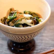 きゅうりとセロリとみょうがの酢の物