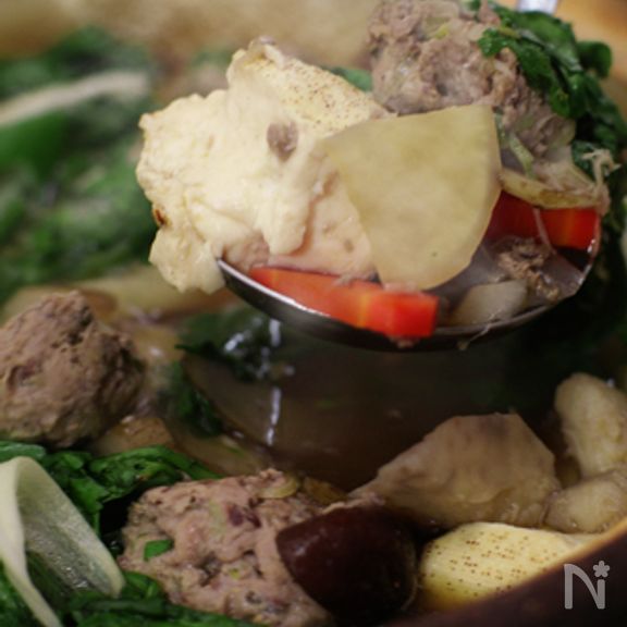 秋刀魚のつみれ鍋