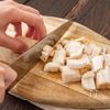 長芋と納豆の米粉焼きの工程1