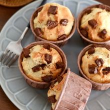 ノンオイルで混ぜるだけ！『ふわふわチョコレートマフィン』