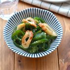 レンジで2分で即完成【ちくわとピーマンのポン酢和え】
