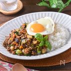 なすのガパオライス│たっぷり野菜で大満足なアジアンごはん
