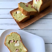 バジル風味のケークサレ Cake salé au pesto