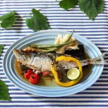いわしと夏野菜のアクアパッツァ