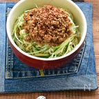 暑い日はこれ♪たっぷり絡めて食べたい！中華風・肉味噌冷麦