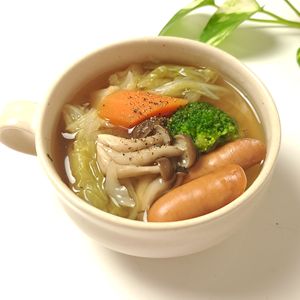 とのちゃまの作ってみた!投稿(【具沢山！野菜とソーセージのスープ煮】染み染み、ほっこり♪)