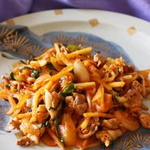 ご飯が進むたけのこ豚キム