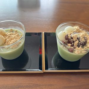 こむぎの作ってみた!投稿(【簡単おやつ】とろ～り食感！抹茶豆乳プリン)