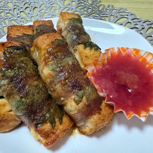 まつりかの作ってみた!投稿(とろ～りチーズがたまらない♪厚揚げ大葉肉巻き)