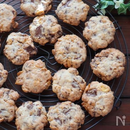 バタースコッチコーンフレーククッキーのレシピ