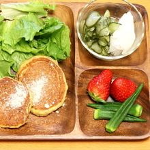 豆腐のミール（食事）パンケーキ