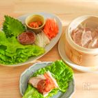 せいろで作る！豚ロース肉のポッサム