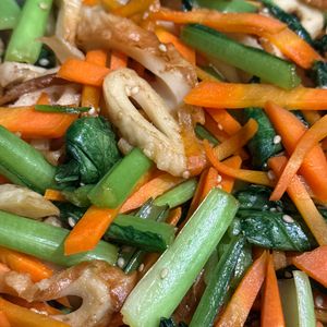 YU☆KIの作ってみた!投稿(【小松菜とちくわのごま油炒め】お弁当や作り置きにも◎)