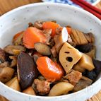 鶏もも肉と根菜のほっこり煮物【作り置き】