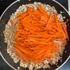にんじんとブロッコリーの鶏そぼろ味噌炒めの工程3