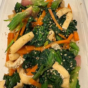 おかか昆布🍙の作ってみた!投稿(常備しておきたい！絶品『ほうれん草と人参と油揚げの胡麻和え』)