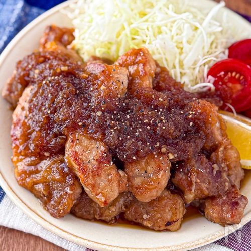 タレが最高◎暑い日に食べたい♪【レモンオニオンポーク🍋】