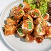 味付けは焼肉のタレのみ!彩り野菜の肉巻き巻きの工程6