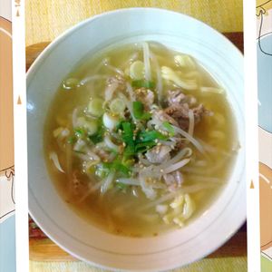 チョロリスの作ってみた!投稿(【ねぎ豚もやしの味噌スープ】コスパ抜群！大満足スープ♡)