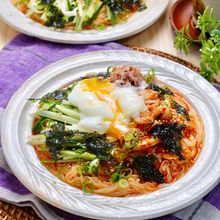 辛旨やみつき♡簡単食材で作る！『ビビンそうめん』