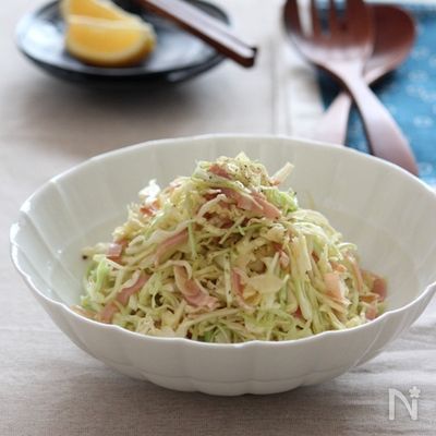 熱々ベーコン・キャベツ。