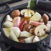 【ながいもとマッシュルームのアヒージョ】簡単絶品♪おうちバルの工程2