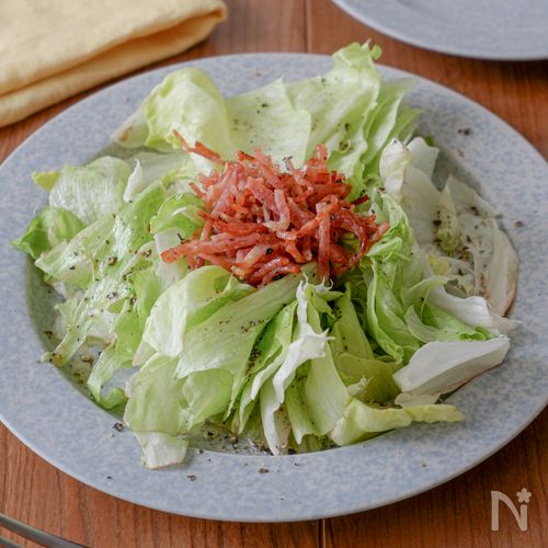 【10分でデリ風】大人のカリカリサラダ|オイルの旨味を味わう