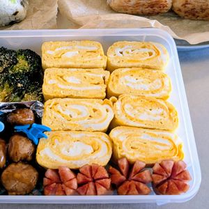 しわきの作ってみた!投稿(白だし入りたまご焼き【冷凍・作り置き】)