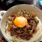 牛すき釜玉そうめん【#作り置き#冷凍保存#ランチ】