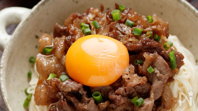 牛すき釜玉そうめん 作り置き 冷凍保存 ランチ By ｙｕｕ レシピサイト Nadia ナディア プロの料理家のおいしいレシピ